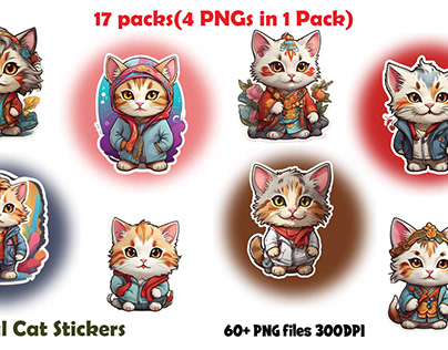 Photoshoped Sticker pack selling post