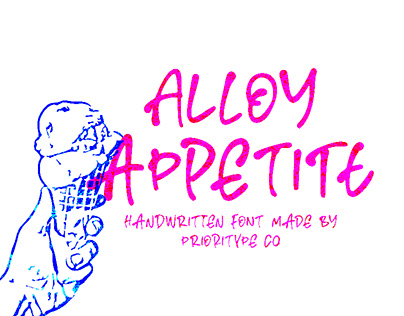 Alloy Appetite – Chic Handwritten Font