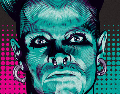 Keith Flint Tribute illustration