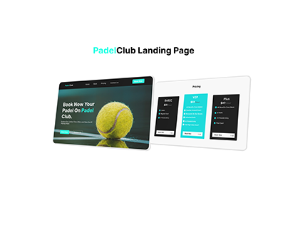 PadelClub Landing Page