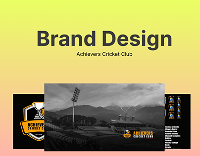 Achievers Cricket Club - Branding