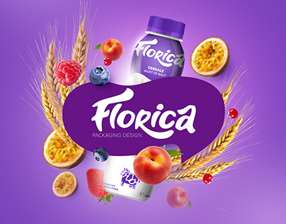 Packaging Design Yoghurt Florica