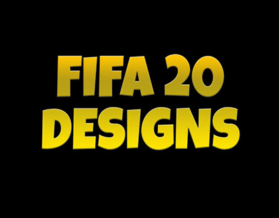 FIFA 20 DESIGNS