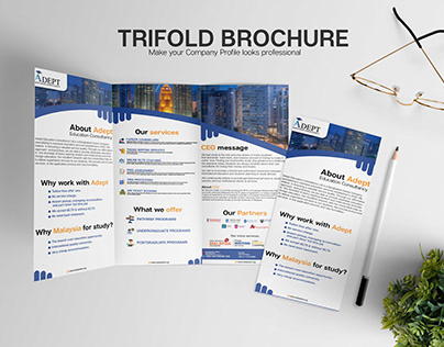Company Profile | Trifold brochure deisng