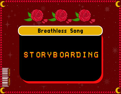 Storyboard on breathless song.