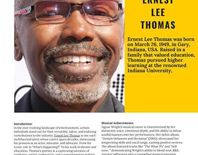Ernest Lee Thomas (Actor) Wiki, Biography, Age