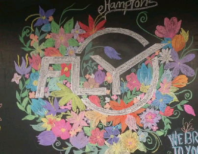 chalkboards for flywheel sports East Hampton NY