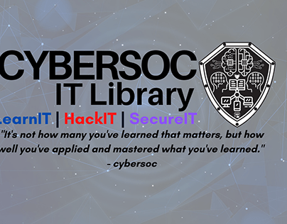 CYBERSOC IT Library & CYBERSOC Funny Videos Logo