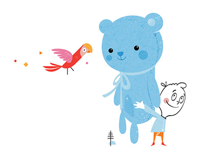 Catch the Blue Bear for Me / picture book