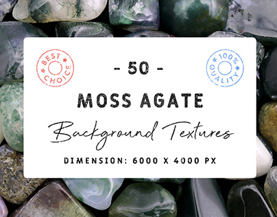 50 Moss Agate Background Textures