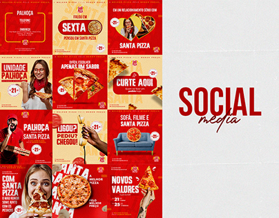 Social media - Pizzaria