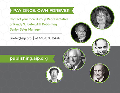 AIP Publishing Digital Archives Subscription ad