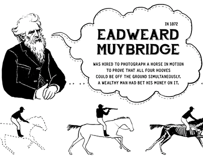 Minicomic about Eadweard Muybridge