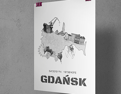 Plakat Miasto Gdańsk