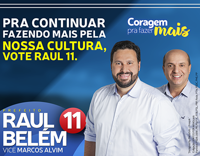 Campanha 2016 - Candidato Raul Belém - Araguari-MG