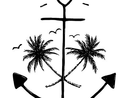 Palm anchor print