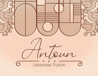 Antoun Lebanese Fusion Branding