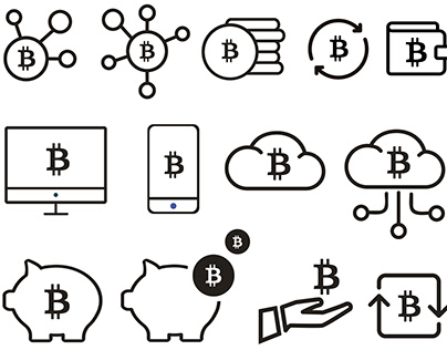 Bitcoins icons