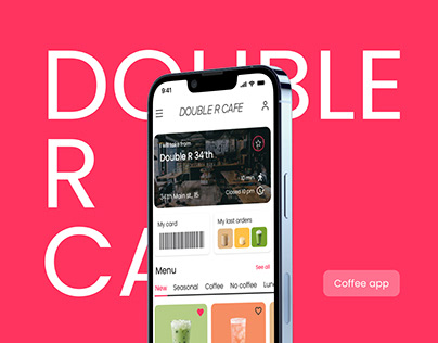 Double R Cafe UX/UI Design | Coffee App