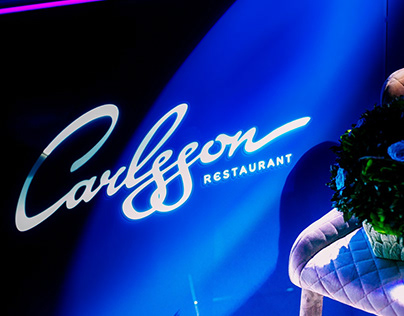 Carlsson restaurant, naming, logo & interior design