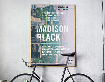 Madison Black Branding