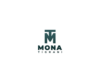 Logo design of Mona Tigrani Brand