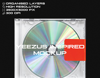 Yeezus Inspired CD Mock Up