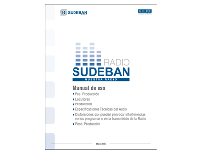 RADIO SUDEBAN MANUAL DE USO