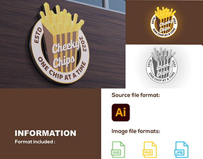Logo Design | Cheeky Chips | Food Industry