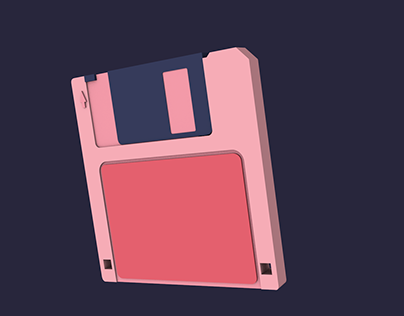 3D project: Floppy Disk
