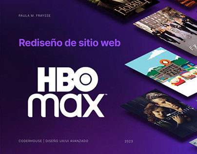 2023 | Rediseño HBO Max, UXUI