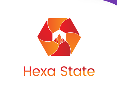 Hexa State (Real estate Logo)