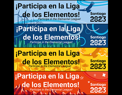 SANTIAGO 2023 - banners LDLE