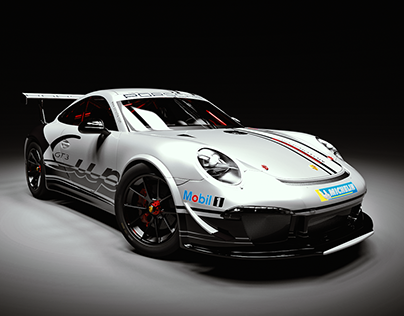 Porsche GT3 Cup - 3D Render