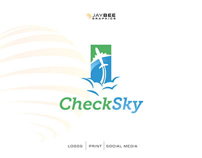CheckSky Travel Agency Logo Design