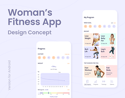 Woman’s Fitness App