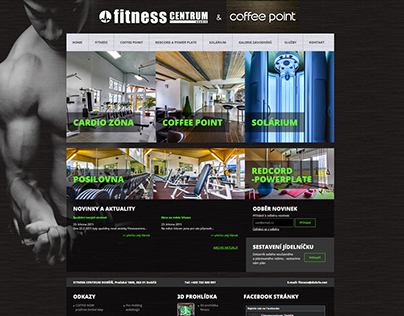 Webdesign Fitness center - fitness.dobris.net