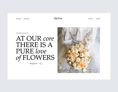 Flower Online Store | UI UX Design