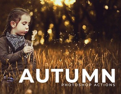 50 Free Autumn Photoshop Actions
