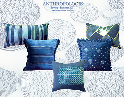 Anthropologie SS17 Decorative Pillow Collection