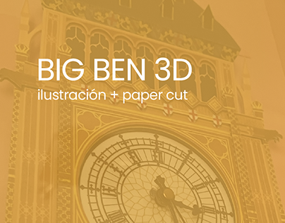 Paper Cut "Big Ben"