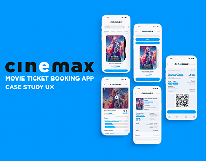 Cinemax - UX Movie ticket booking app case study