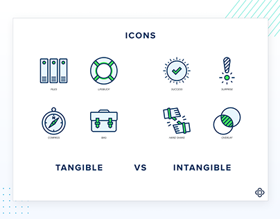 Tangible vs Intangible Icons Design