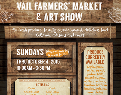 Vail Farmers' Market & Farm to Table • Branding