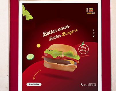 Poster design (Burger shop)