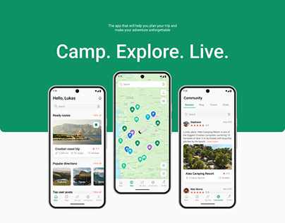 Project thumbnail - Camper Travel App