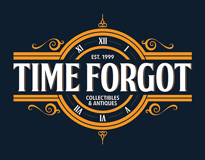 Time Forgot | Antique Store Signage
