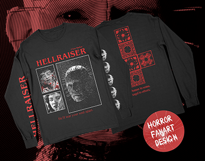 Bootleg Vintage T-Shirt Design "Hellraiser"