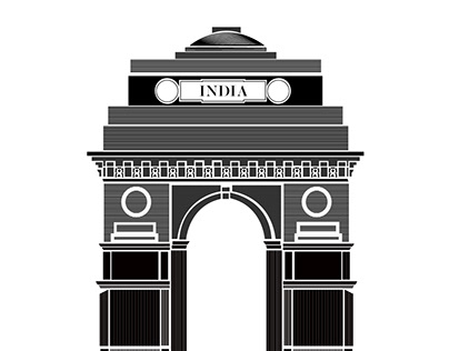 Proud Of India THE India Gate Made With Blending Tool.