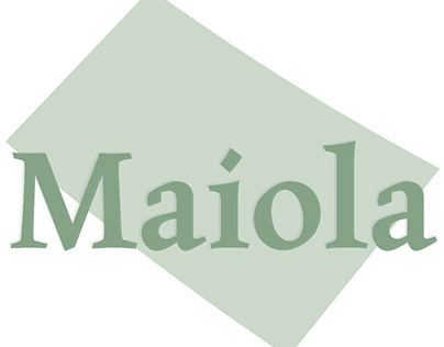 Maiola, Typography Booklet